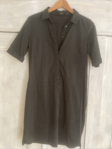 Schönes khakifarbenes kleid - schönes,