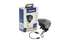 Fahrrad BÜCHEL Akku Sport 40 Lux Front Scheinwerfer LED Lampe USB