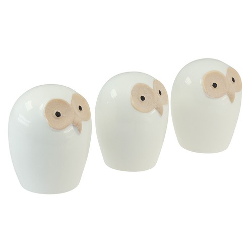 Eulen deko figuren keramik - eulen,
