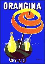 Orangina Drink Vintage Poster