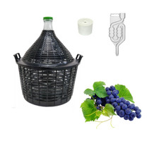 Weinballon 25L mit Korb