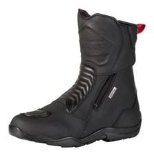 IXS Pacego-ST Motorradstiefel 46 wasserdicht Touring Motorrad Stiefel schwarz