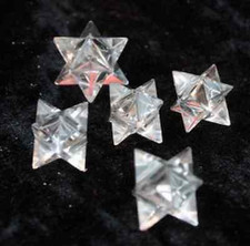 Merkaba Stern 20 mm Bergkristall Edelsteine, Energie