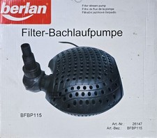 Berlan Filter-Bachlaufpumpe - BFBP115 