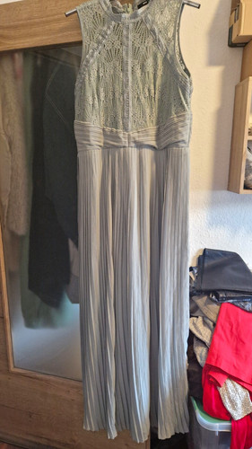 Maxikleid damen 44 grau - gr.,