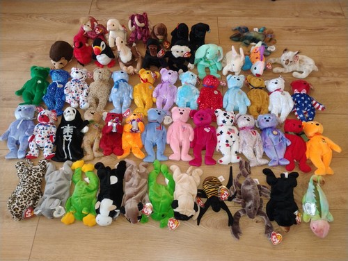 Beanie babys mit etikett - 55,