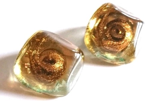 Vintage murano glas gold - vintage,