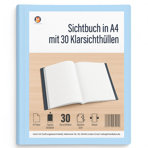 Friendly fox sichtbuch mit - fox, a4