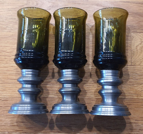 Edle likörgläser grünes - 3x,