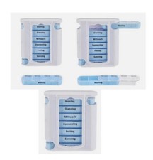 3x Tablettenbox Pillenbox