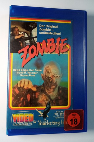 Vhs kassette zombie george - kassette,