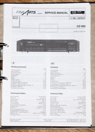 Grundig cd905 original - -,