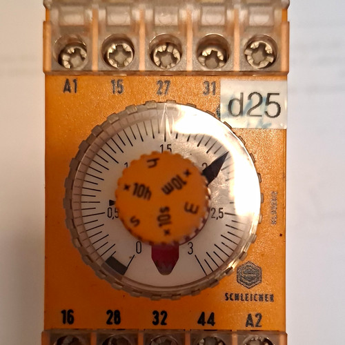 Schleicher zeitrelais d25 - zeitrelais, 24v
