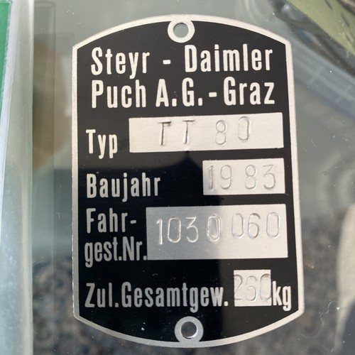 Puch steyr 80 - steyr, tt