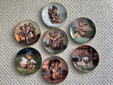 7 Original M.J. Hummel/ Goebel Sammelteller "Mit Hummel durch das ganze Jahr"