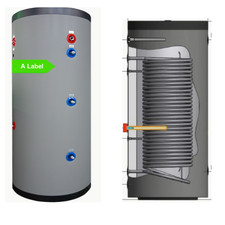 Edelstahl Warmwasserspeicher Trinkwasserspeicher Pufferspeicher 150 - 1000 liter