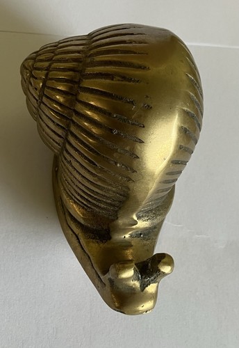 Vintage messing schnecke figur - vintage,