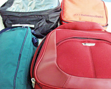 Taschen Set mit kleinem Damenhandkoffer Apothekentasche Fahrradlenkertasche