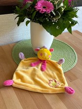 ?Schmusetuch Kuscheltuch Topolino Kuh Schaf Gelb Pink Flieder Blume ? selten
