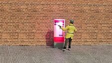 Ticketautomat Fahrkartenautomat mit LED   H0 |Bahnsteig| Bahnhof - Bausatz