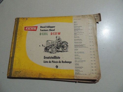 Ersatz teilekatalog fahr - ersatz,