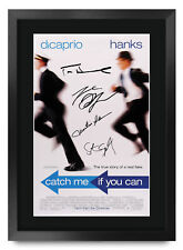 Catch Me If You Can Autogramm A3 gerahmter Druck Poster für einen Leonardo DiCaprio Fan