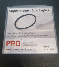 PCP Pro Dhg Super Protect 77mm Schutzglas Filter mit Nanobeschichtung