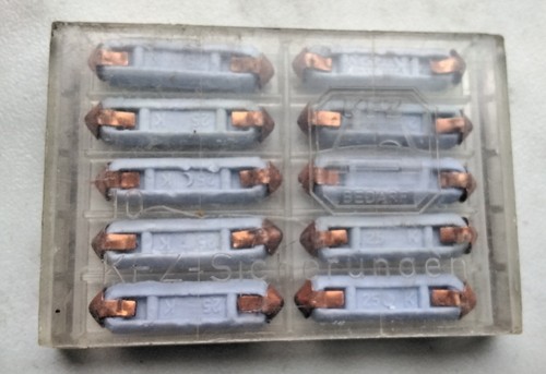 Ddr 10x kfz sicherung 25a - sicherung, 6x25