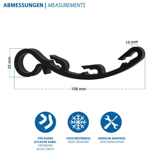 Rinnenschelle haken - rinnenschelle,
