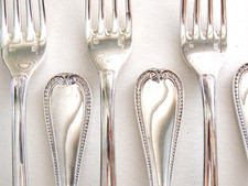 Christofle besteck gabel - christofle, 6x