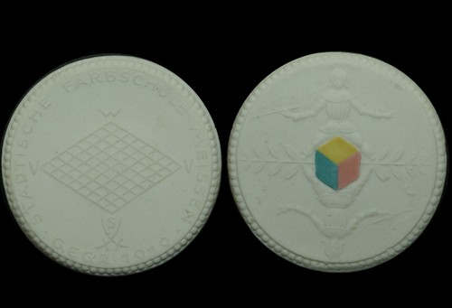 Meissen porzellan medaille - meissen:, porzellan-medaille