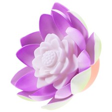 Led schwimmende lotus laterne - led,