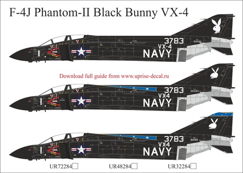 Phantom ii black - 1:32, f-4j