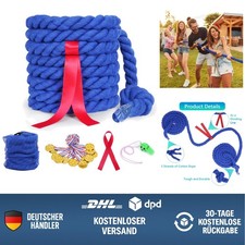 Tauziehen Seil 6m Blau mit