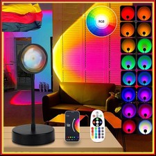 RGB Sunset Projection Lamp USB LED Sonnenuntergang Lampe mit Fernbedienung & APP