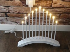 3 Stück LED Leuchter Designleuchte Lichterbogen Advent Weihnachten Brücke