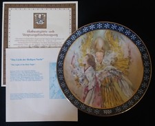 Schöner Weihnachtsteller Das Licht der Heiligen Nacht 1990 Sulamith Wülfing