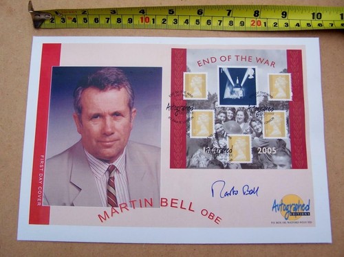 Martin bell autogramm - martin, (fd3)