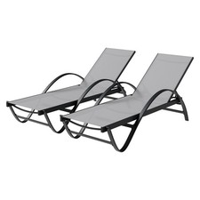 Patio Chaise Lounge Set of 2