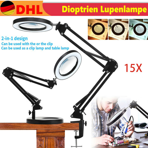 Lupe mit licht und - 2-in-1,