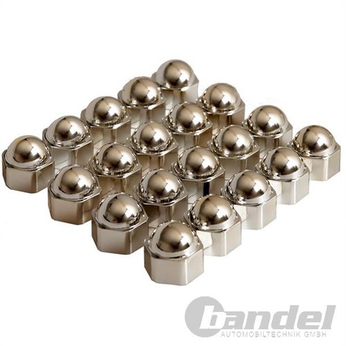 Rallye caps chrom stück - chrom,