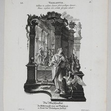 Die Wachsamkeit Allegorie aus