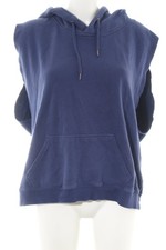 FB SISTER Kapuzenweste Damen Weste Gr. DE 38 blau Casual-Look