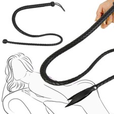 PU Leder Reitpeitsche Peitsche Sklave Flogger Spanking Paddle BDSM Game Bondage