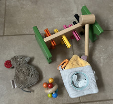 Baby Spielzeug Sammlung Holz Klopfbank IKEA HABA WELEDA Motorik Herzzuckr Pusblu