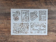 Schablone mit Emblemen