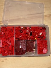 Dunkelrote und Rote Legosteine