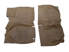 Gummimatten (Teppiche) Innenraum vorne hinten beige Opel Rekord C Commodore A
