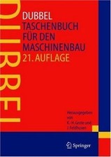 Dubbel: Taschenbuch für den Maschinenbau: Taschen... | Buch | Zustand akzeptabel