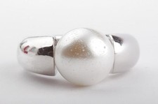 Perlen Ring in 925 er Sterling Silber Größe 57 Perlenring .